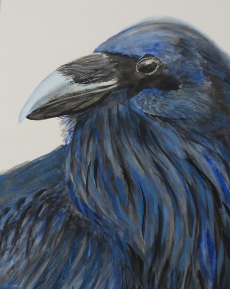 Raven painting